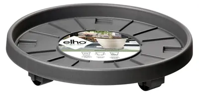 Produktbild von elho universal planttaxi 30cm, Untersetzer, Polypropylen, Anthrazit, 65 mm, 335 g, 28,5 cm