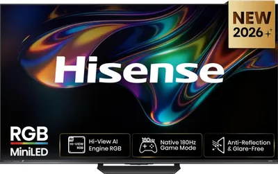 Zdjęcie produktu dla Hisense 75UR8S, 190,5 cm (75"), 3840 x 2160 px, RGB-Mini LED, Smart TV, Wi-Fi, Czarny