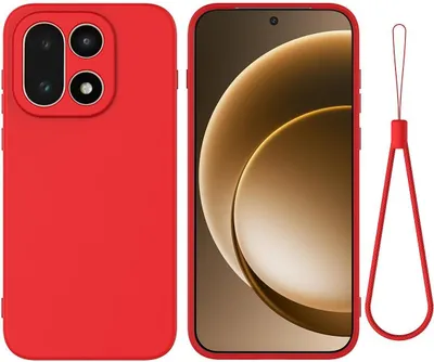 Produktbild von Mobigear Rubber Touch  OnePlus 15 Silikon Hülle Backcover - Rot