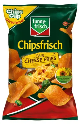Zdjęcie produktu dla funny frisch Chipsfrisch Chilli Cheese Fries Style torebka 150g