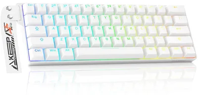 Imagen del producto de Teclado para juegos EK60 HE, 8000 Hz, activación rápida, alta precisión, color blanco