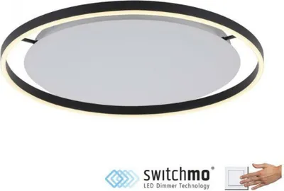 Obrázek produktu pro JUST LIGHT RITUS LED stropní světlo teplá bílá 28W antracit/bílá 15392-13