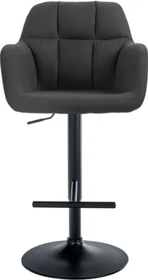 Produktbild von Barhocker Natoma Stoff schwarz schwarz