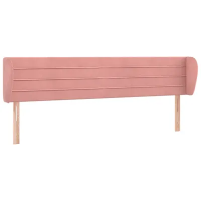 Produktbild von Kopfteil mit Ohren Rosa 183x23x78/88 cm Samt