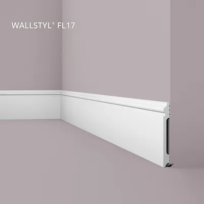 Produktbild von NMC FL17 WALLSTYL Sockelleiste Zierleiste Stuckleiste 2 m