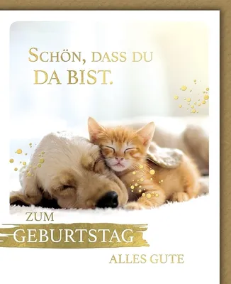 Produktbild von Geburtstag - Glückwunschkarte im Format 11,5 x 13,5 cm mit Umschlag