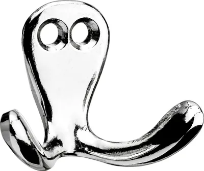 Produktbild von Hettich Zierhaken Zinkdruc kguss, Aluminium Optik, 1 Stück