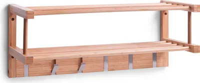 Obrázek produktu pro Zeller Present 13583, Vnitřní, Univerzální háček, Přírodní, Bamboo, Obdélník, 600 mm