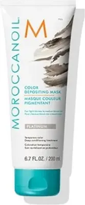 Produktbild von Moroccanoil Color Depositing Mask nährende Maske mit Farbpigmenten Platinum 200 ml