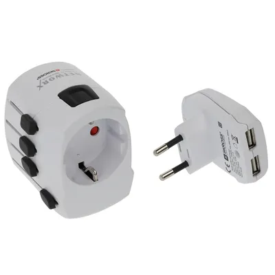 Produktbild von Networx Travel Adapter Premium Reiseadapter von SKROSS USB-Geräte weiß