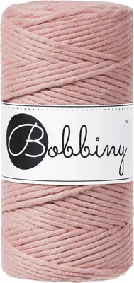 Obrázok produktu pre Bobbiny Macrame Cord 3 mm 100 m Blush Špagát