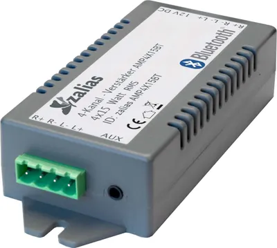 Produktbild von zalias Bluetooth 4-Kanal + AUX Verstärker Größe: 60 Watt