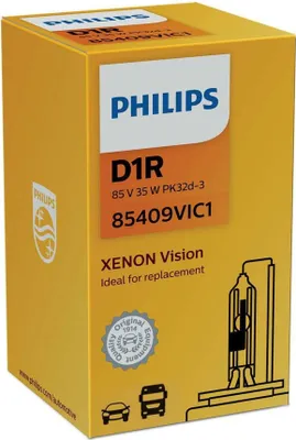 Produktbild von Philips Vision Xenon 85409VIC1 Xenon-Fahrzeugscheinwerferlampe, 35 W, 85 V, Xenon, 4300 K, 1 Stück(e)