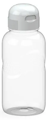 Produktbild von Trinkflasche Carve 'Sports' 500 ml - robuste Tritan Wasserflasche für Schule, Sport und aktive Freizeit - Transparent