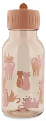Produktbild von Trixie Trinkflasche für Kinder - Tritan Wasserflasche 350ml - Charming Cat - rosa
