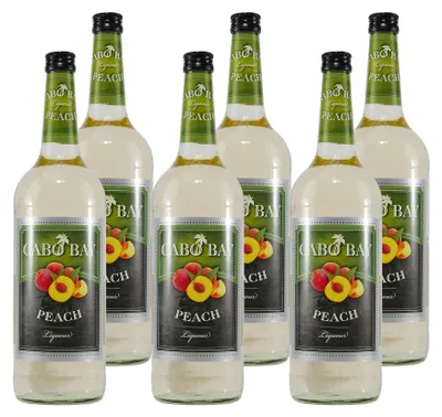 Produktbild von Cabo Bay - Pfirsich Likör (6 x 1,0L)