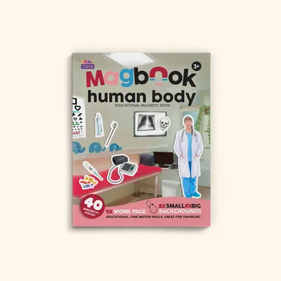 Obrázek produktu pro MAGBOOK - Magnetická knížka - lidské tělo