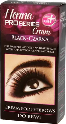 Produktbild von Verona Henna Augenbrauencreme Schwarz 15 ml