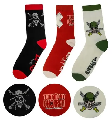 Obrázek produktu pro Cinereplicas ponožky One Piece, vícebarevné  Vícebarevné, jedna velikost