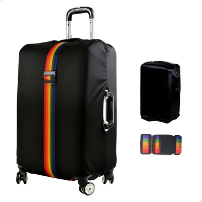 Immagine prodotto di Custodia per valigia, cinture per valigia, set da viaggio, elastico, protezione per bagagli