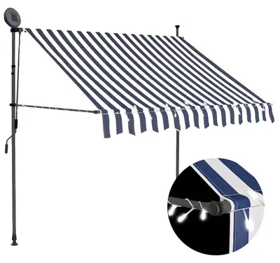 Imagen del producto de Toldo, diseño retráctil, fácil de usar, color azul