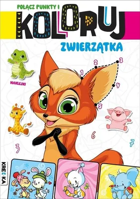 Image de Połącz punkty i koloruj zwierzątka - praca zbiorowa