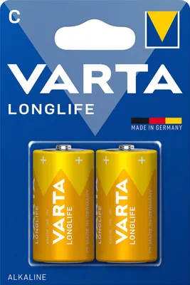 Produktbild von Varta 100x Longlife C LR14 Baby 1,5 V Alkaline Batterie 2er Blister MN1400 4114