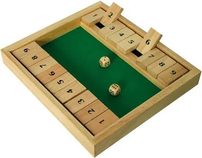 Produktbild von Bartl Shut the Box Klappenspiel