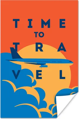 Produktbild von MuchoWow® Poster Flugzeuge - Urlaub - Reisen 20x30 cm - Papierdruck