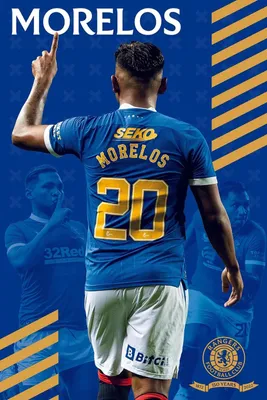 Immagine prodotto di Rangers F.C. - Morelos - 61x91,5 cm - Poster