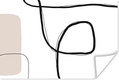 Produktbild von MuchoWow® Poster Abstrakt - Pastell - Minimalismus 60x40 cm - Schlafzimmerdekoration