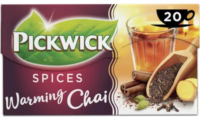 Zdjęcie produktu dla Pickwick Spices Warming Chai Black Tea 40g – Aromatyczna, pikantna herbata czarna