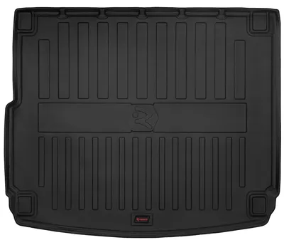 Image de Tapis de coffre en caoutchouc 3D - TPE avec rebord surélevé, compatible avec Porsche Cayenne (92A) (2010-2017)