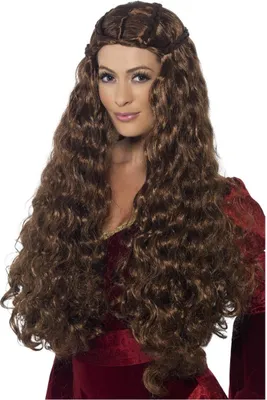 Immagine prodotto di Smiffys - Parrucca da donna SM725 (taglia unica) (Marrone)