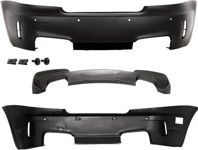 Produktbild von Sport Stoßstange hinten für PDC +Duplex Diffusor passt für BMW 1er E82 E88 +ABE*