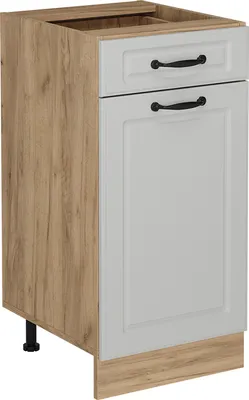 Immagine prodotto di Mobiletto base per cucina Vicco R-Line Bianco rustico 40 cm senza piano di lavoro, Model 53964