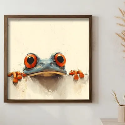 Image de Wallity, AI074, tableau décoratif encadré en MDF, multicolore, 100 % MDF, 50 x 50 x 3,5 cm