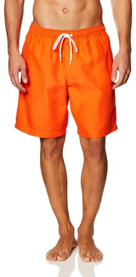 Productafbeelding van Essentials heren zwemshorts, lange badbroek, 23 cm met netvoering, zakken en koord