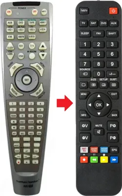 Produktbild von Fernbedienung geeignet für HARMAN KARDON AVR245
