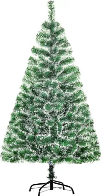 Produktbild von Künstlicher Weihnachtsbaum 1,5 m Grün PET 416 Äste Metallfuß Tannenbaum Christbaum