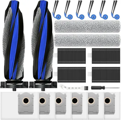 Obrázek produktu pro Sada příslušenství, 22 dílů, pro robotické vysavače: 2 hlavní kartáče, 6 prachových filtrů, 4 HEPA filtry