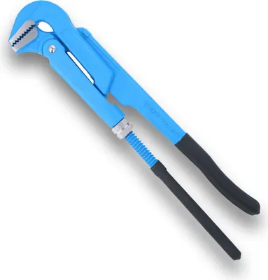 Produktbild von Högert Universalzange 90° abgewinkelt 320mm 1" Rohrzange Eckrohrzange Profi-Zange verstellbar
