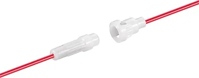 Image de goobay Sicherungshalter für Größe 5 x 20 Kabel mit losen Kabelenden (Bulk)