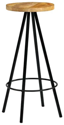 Productafbeelding van vidaXL Barkruk, 2 stuks, massief mangohout
