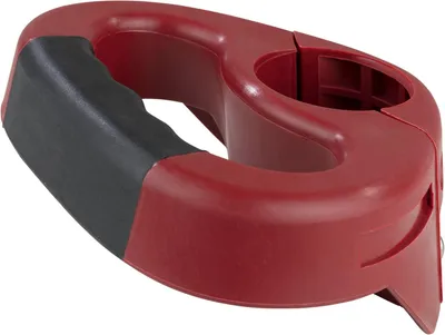 Immagine prodotto di Maniglia per ruote di supporto per rimorchi, realizzata in poliammide, dimensioni 60 x 155 x 120 mm