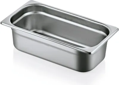 Produktbild von GSP Behälter GN 1/3 100 Edelstahl Gastronomiebehälter Gastronormbehälter