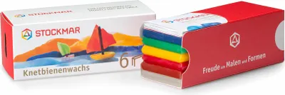 Image de Stockmar 51000 Cire d'abeille à modeler - 6 couleurs