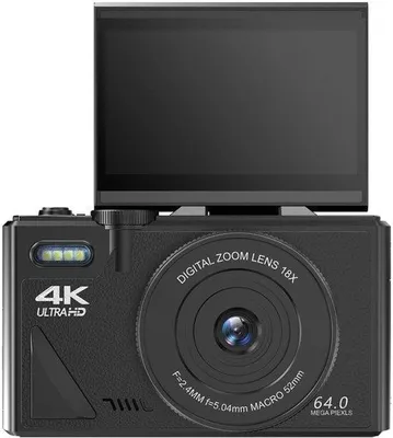 Zdjęcie produktu dla Kamera wideo dla dzieci i rodzin – Handycam dla początkujących – jakość 4K
