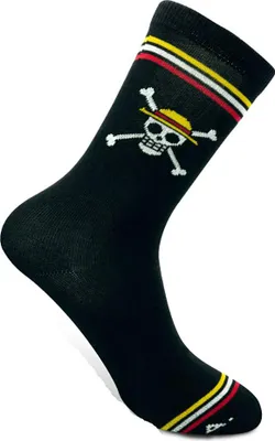Produktbild von ONE PIECE - Socken - Schwarz - Totenkopf