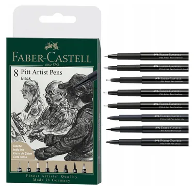 Zdjęcie produktu dla FABER-CASTELL Tuschestift Pitt Artist Pen Farbe 199 8x